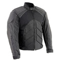 Men's CE Armored Motorcycle Textile and Leather Combo Jacket-Armor Jacket-Premium Leather Store