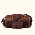 The Roosevelt Leather Duffle Bag-Leather Duffle bags-Premium Leather Store
