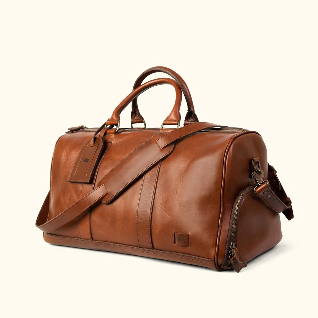 The Jefferson Leather Duffle Bag-Leather Duffle bags-Premium Leather Store