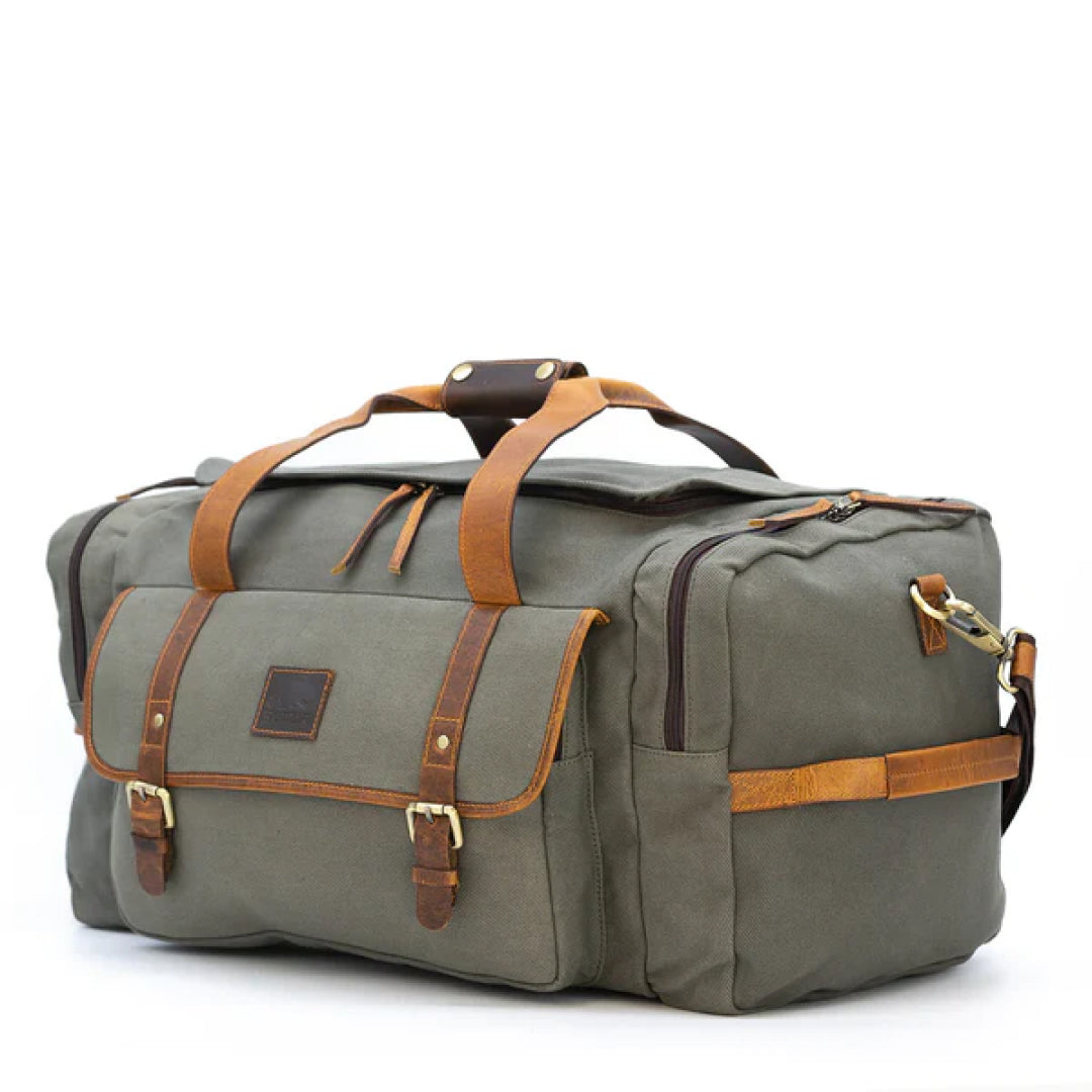 The Wasatch Leather Duffle Bag-Leather Duffle bags-Premium Leather Store