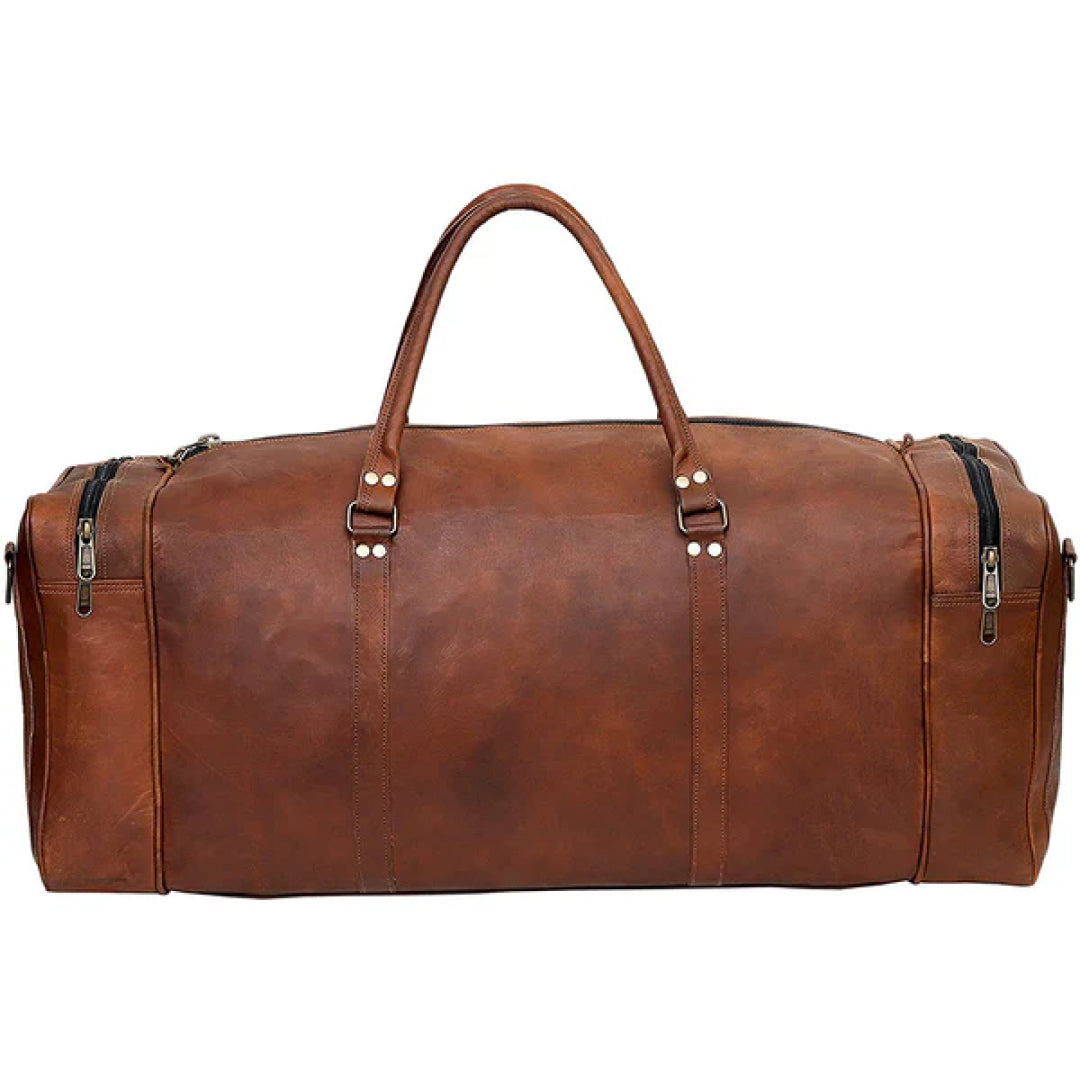 Weekender Luggage Leather Duffle Bag-Leather Duffle bags-Premium Leather Store