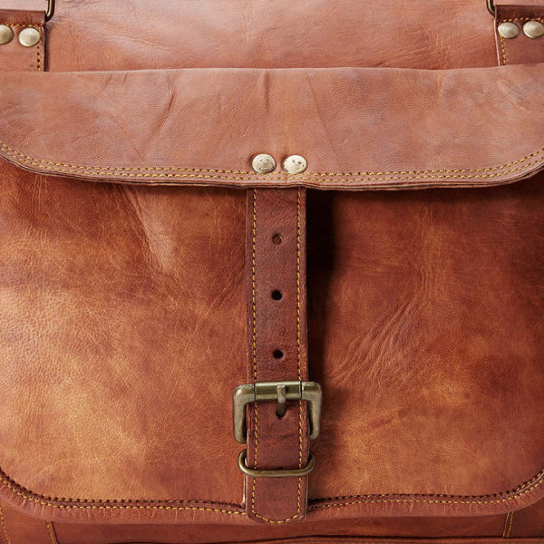 The Break Leather Duffle Bag-Leather Duffle bags-Premium Leather Store