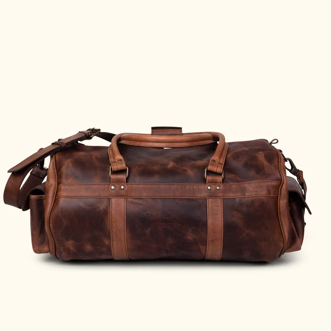 The Roosevelt Leather Duffle Bag-Leather Duffle bags-Premium Leather Store