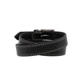 Men's Black Remington Leather Belt-Men Leather Belts-Premium Leather Store
